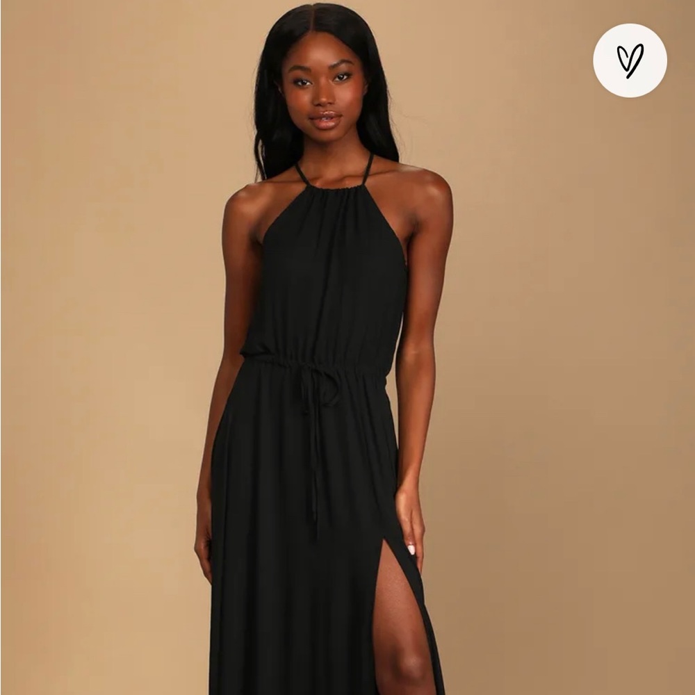 Lulu’s Black Maxi Dress